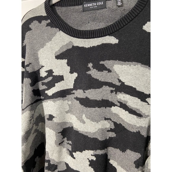 "Kenneth Cole Men's Camouflage Sweater - Large - Mens 171" - Picture 4 of 6